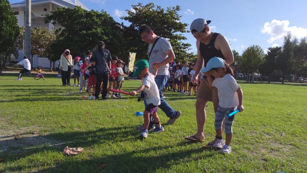 ぎのわん海浜公園多目的広場第２５回イベントミニミニ運動会