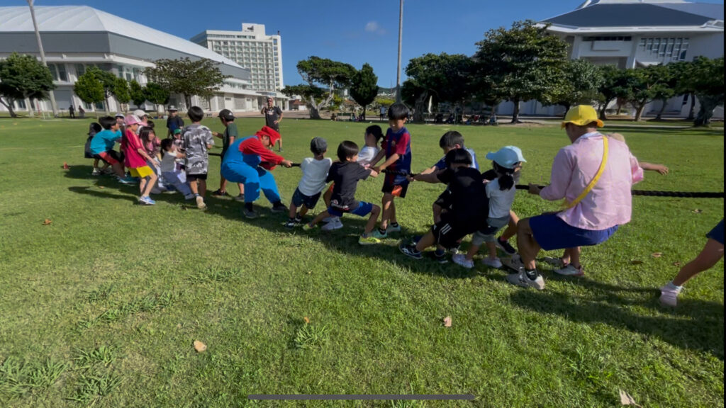 ぎのわん海浜公園多目的広場第２５回イベントミニミニ運動会