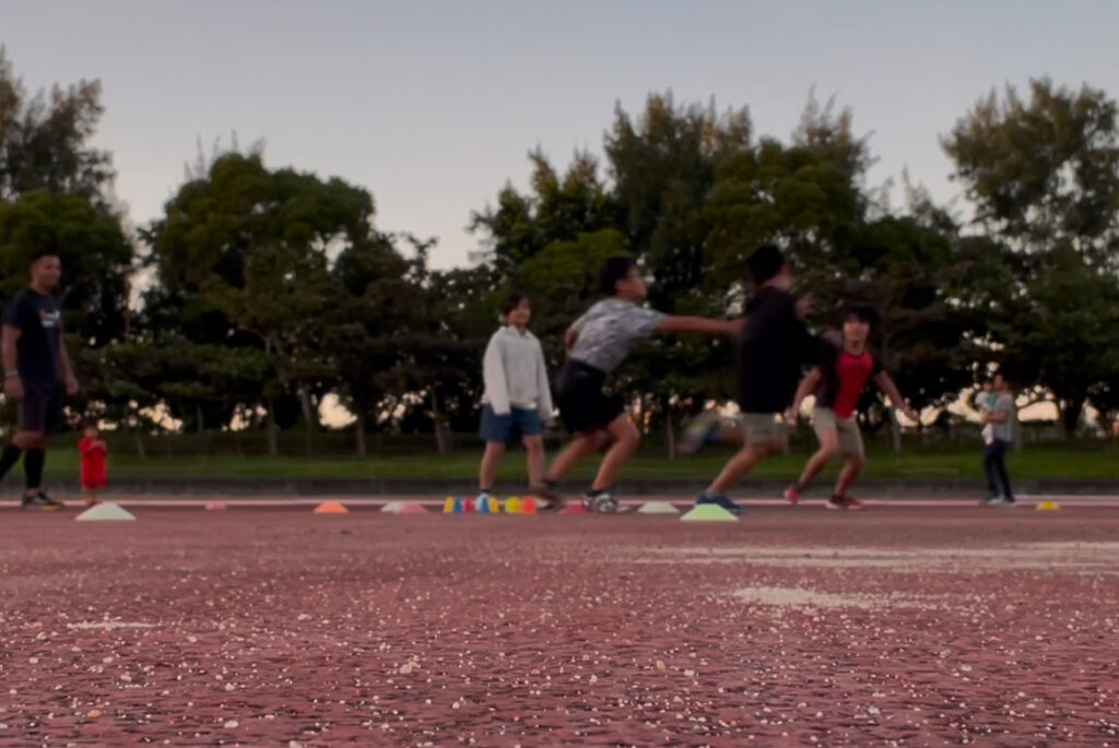 黄金の森陸上競技場Sprintジム練習日