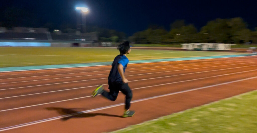 黄金の森陸上競技場Sprintジム練習日