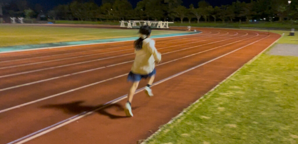 黄金の森陸上競技場Sprintジム練習日