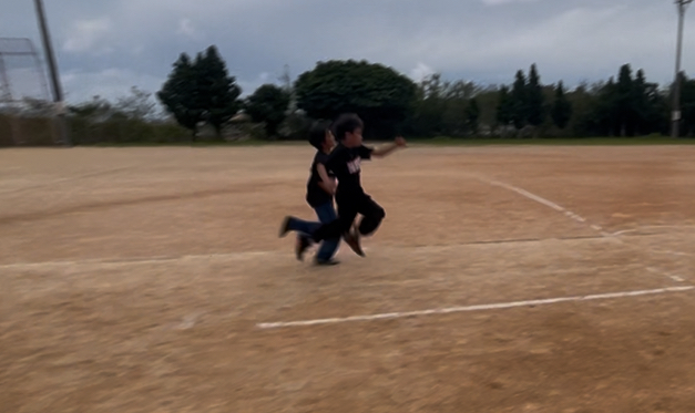 前田小学校運動場 Sprintジム練習