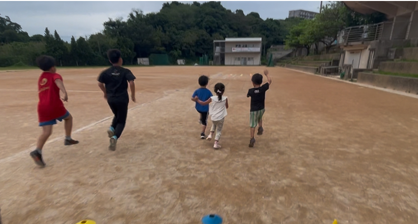 前田小学校運動場 Sprintジム練習