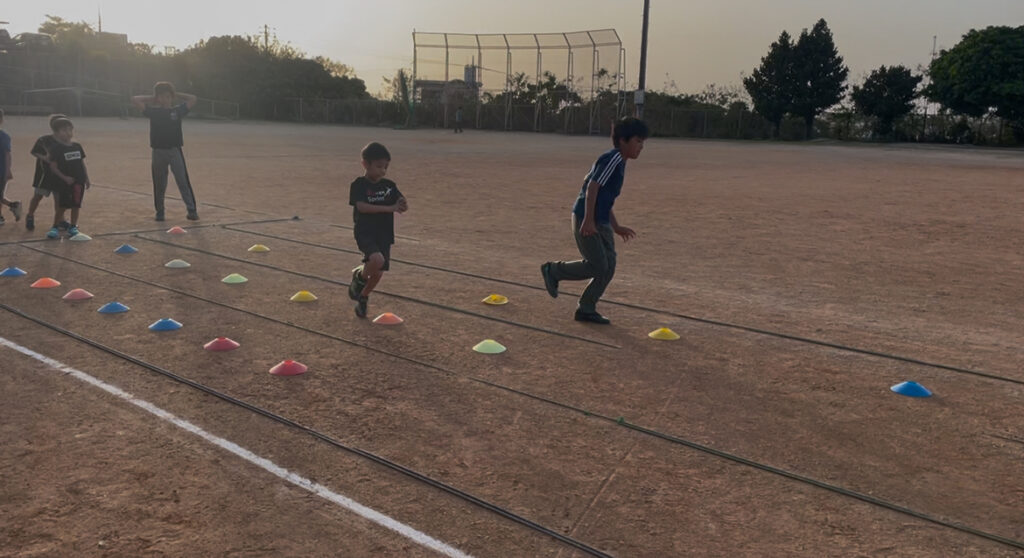 浦添市前田小学校運動場 基本ドリル