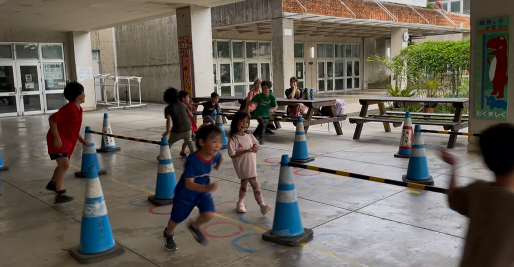 前田小学校 合同練習風景