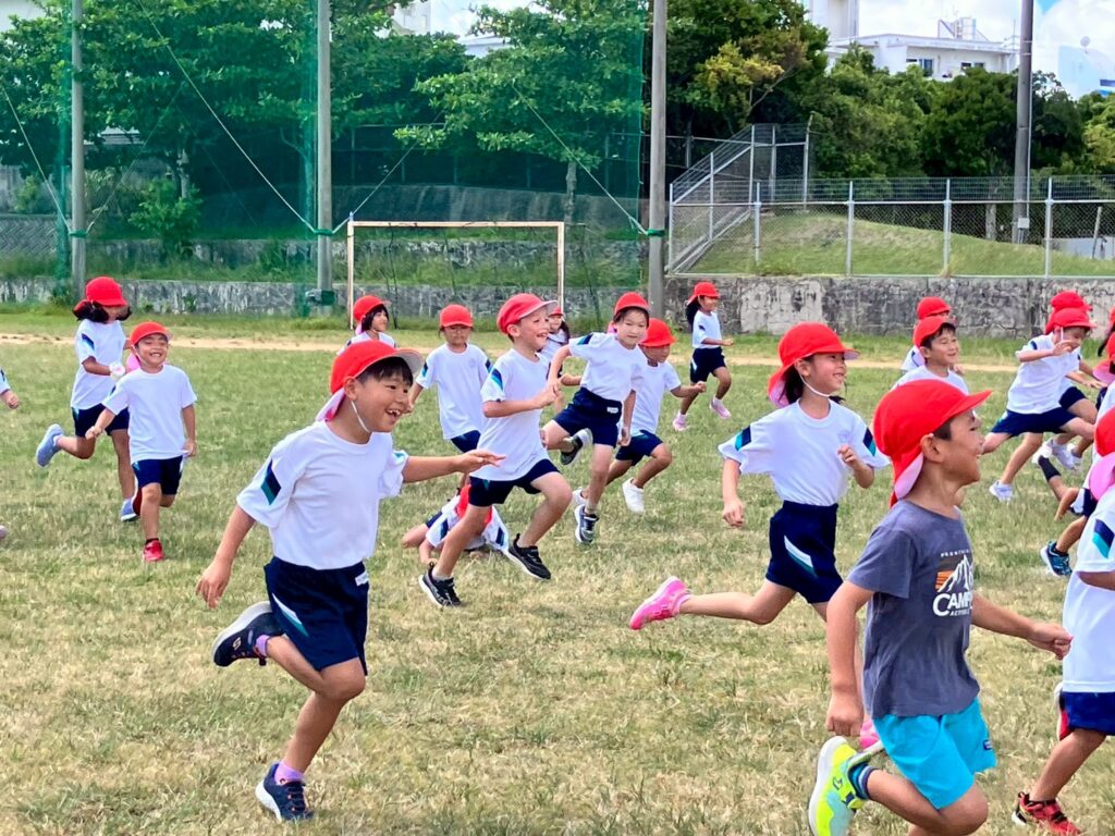 第3回長田小学校かけっこ教室 1年生