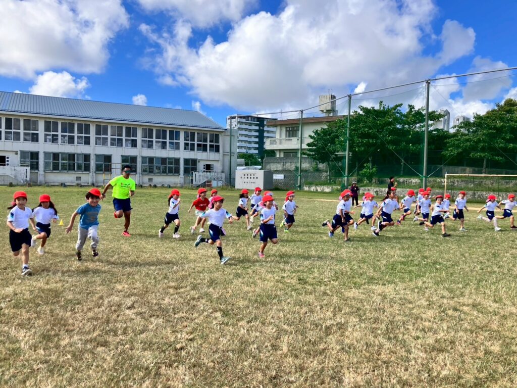 第3回長田小学校かけっこ教室 1年生