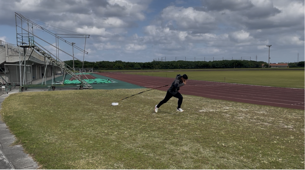 読谷陸上競技場　合トレ