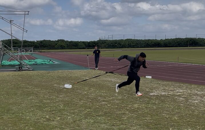 読谷陸上競技場　合トレ